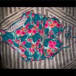 2-Piece High Waisted Bathing Suit